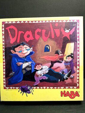 Draculix Board Game  HABA 4479 - Vintage Family Game For Ages 5+ 2 To 4 Players